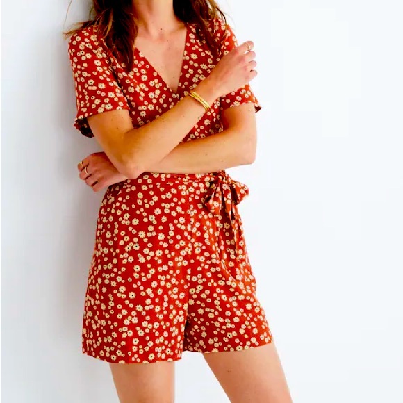Madewell Daisy Romper - Picture 1 of 3